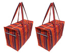 Solance Solapur Eco Cotton Shopping Bags for Carry Milk Grocery Fruits Vegetable with Reinforced Handles jhola Bag - Kitchen Essential