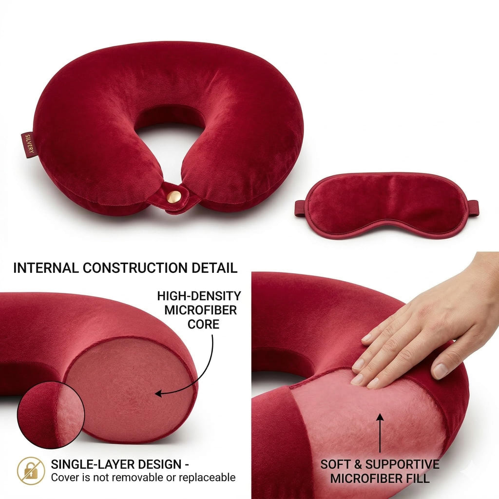 Skylofts Most Creative Eye Masks with Ice Pack Sleeping Mask for Travelling (Black)