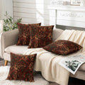 ishro home Premium Cushion Cover 16 inch x 16 inch | Luxury European Mosha Fabric | Love at First Sight Designs | Hidden Zipper | Machine Washable, Non- Fading | (4, Jaipuri Riwaayat, 16 x 16 Inches)
