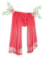 Chandwasia Viscose Scarf Stole & Shawl | Soft Lightweight Fabric | Stylish Scarves for Girls, Ladies, Women & Men | Suitable for Summer and Winter Wear - 28x72 Inches, Magenta