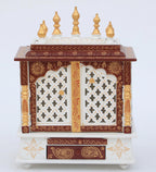 Kamdhenu Art and Craft Wooden Temple/Home Temple/Pooja Mandir/Pooja Mandap/Temple for Home (Cpjali60 Cm)