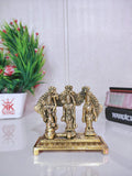 Prince Home Decor & Gifts Metal Idol of Shri Ram Darbar with Antique Look for Home Temple and Gifts