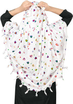 VASTTRAM Women's Pure Cotton Long Scarves Scarf Cum Mask usable for Driver Anti Pollution Full Face Cover With UV Sun Rays Protection