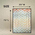 FAHABO Scarf for Women Stylish Printed Cotton Soft Stole | Hijab Scarf | Headscarf | Neck Scarf | Wraps (Beige, Orange) Size: 73 L x 35 W