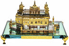 Shape-X Crystal 24K Gold Plated Rectangular Golden Temple (Small)