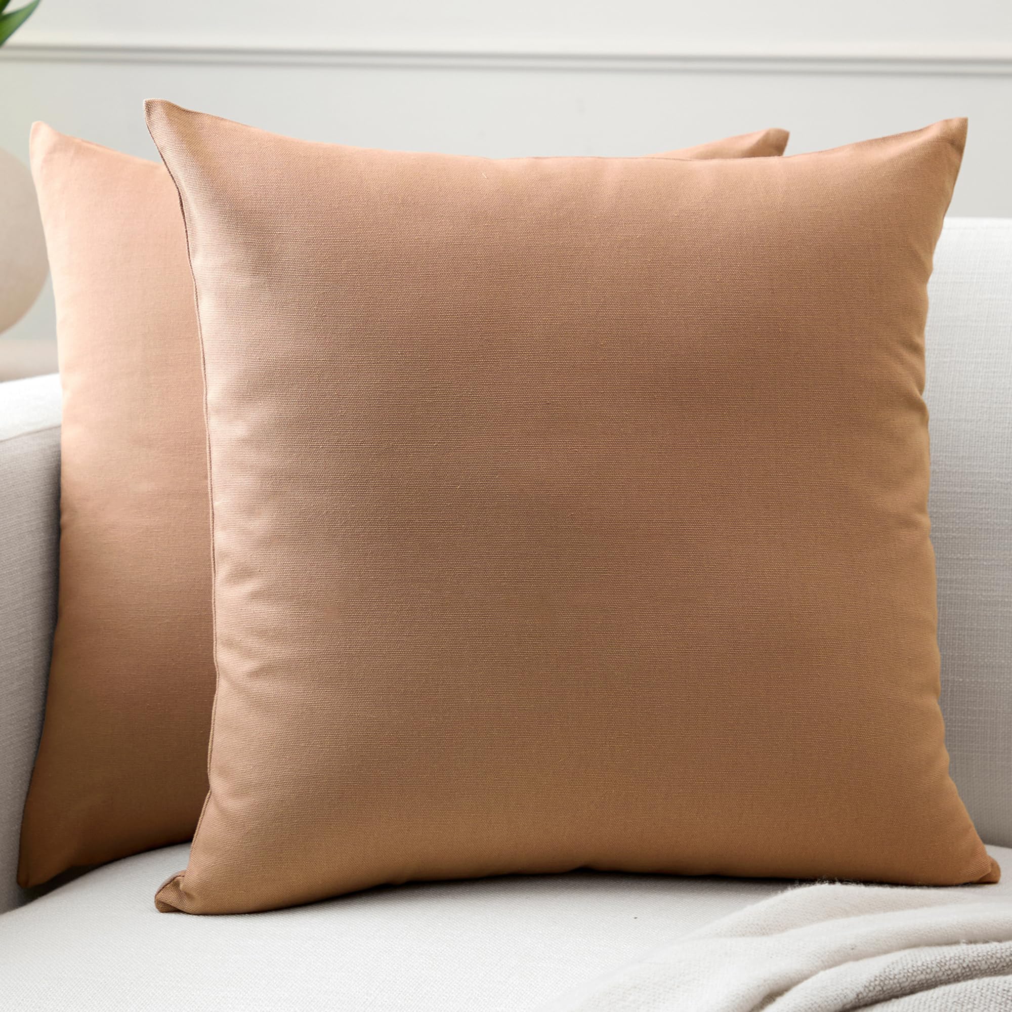Encasa XO Cushion Covers, No Inserts, Cotton Throw Pillow Cases