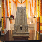 QUEENS CANVAS Wooden Arunachaleswarar Temple Tiruvannamalai 3D Model, 15 inch