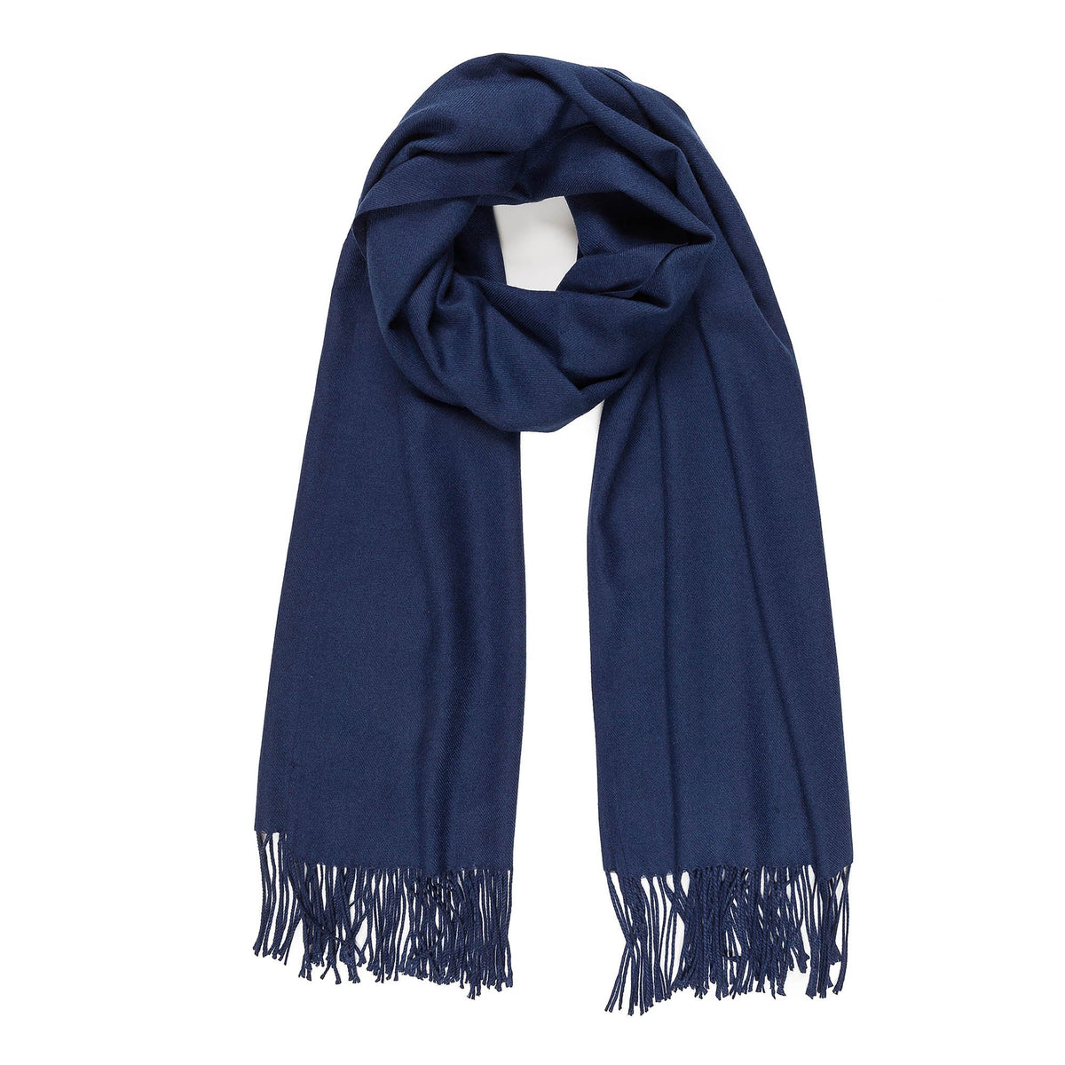 MELIFLUOS DESIGNED IN SPAIN Scarf Pashmina Shawl Wrap for Women Spring Wedding Party Elegant Large Soft (Navy)