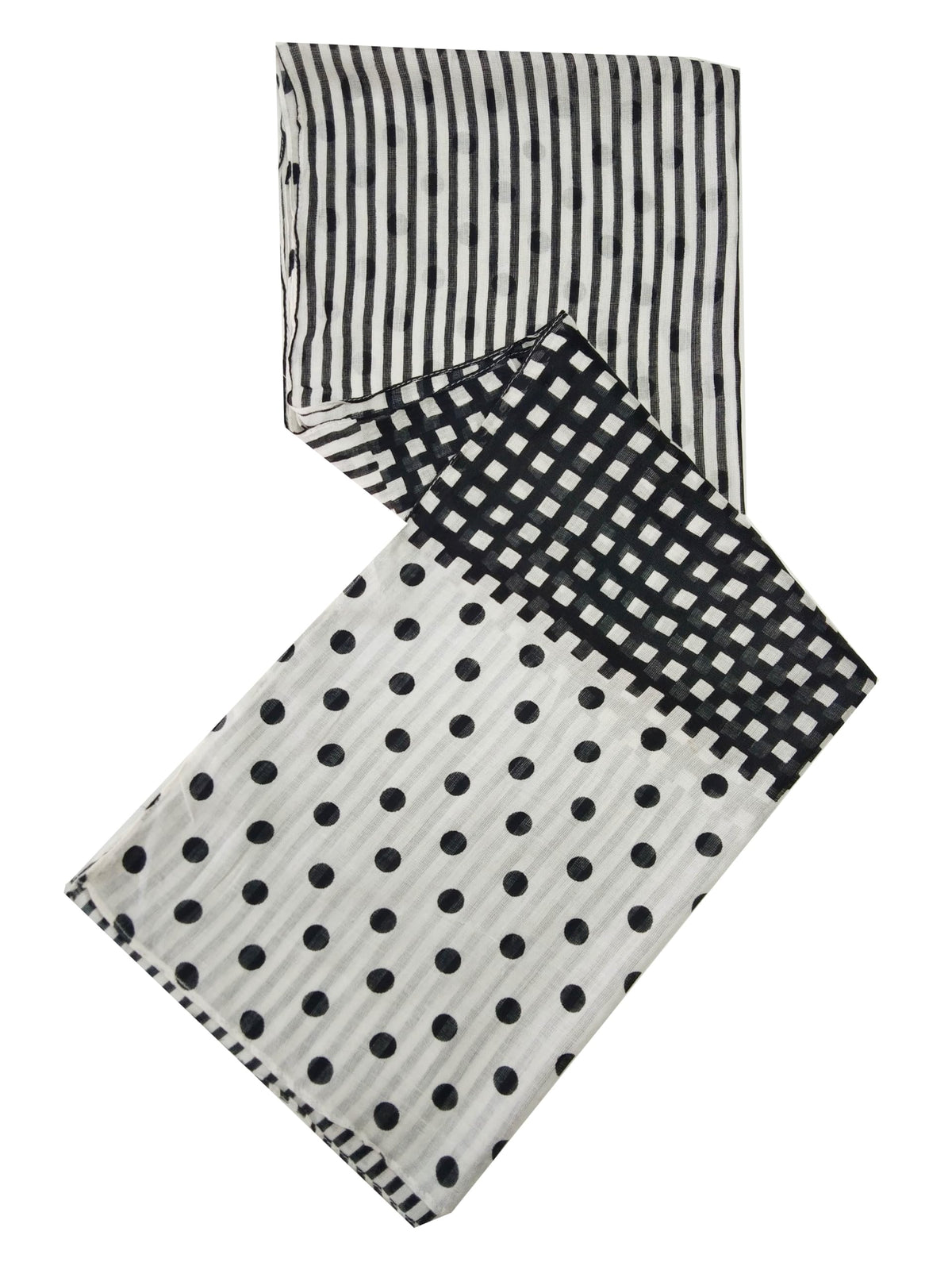 JVNINE Women Printed Scarf (Stole) With Tassels