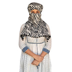 Switchon Rayon Mill Dye Innovative Scarf Hijab For Women With Closer Hook And Loop Tape Size Adjustable -Scoty Scarf (Multicolour3), (Female)