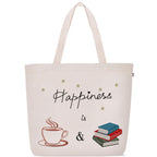 MASQ by Q-One Cute Genes Foldable Reusable Tote Bag for Women with Zip | College Bag for Girls | 100% Organic Canvas Tote for Shopping, Travel & Beach | Multi-Purpose Sturdy Bag.