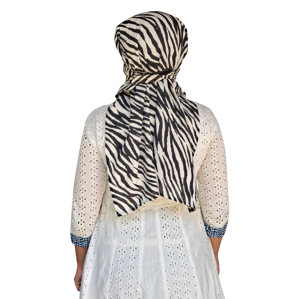 Switchon Rayon Mill Dye Innovative Scarf Hijab For Women With Closer Hook And Loop Tape Size Adjustable -Scoty Scarf (Multicolour3), (Female)