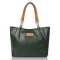 EARTHEA Tote Bag for Women | Large Faux Leather Handbag Fits 14 Inch Laptop | Stylish Shoulder Office Bag with Zipper | Spacious Work Tote for Daily Use, Travel & Shopping
