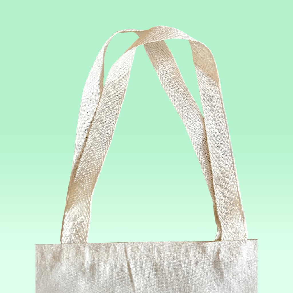 Plain Cotton Tote Bag, Natural, Reusable, for Shopping, Painting, School & Gym [Pack of 10 Bags]