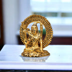 KridayKraft Aluminium Lord Shiva Idol Shiv Padmasana Sitting Statue | Gift fItems for Home Family and Friends