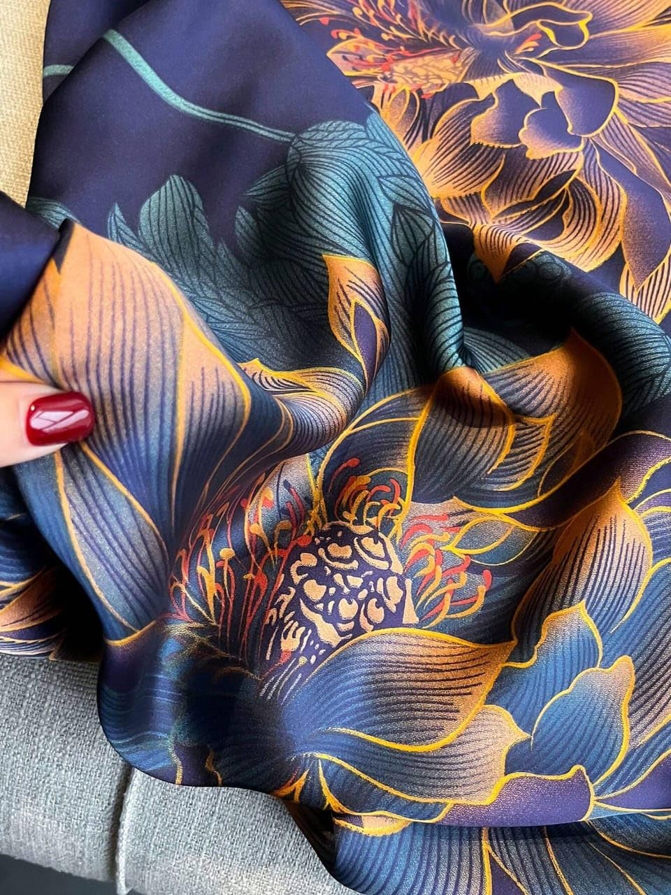 SWANKY Silk Stoles For Women Stylish Latest, Scarf for ladies & Girls, Head Neck Scarves, duppatta for girls (Multi)