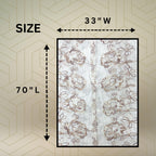 FAHABO Scarf Woman Pleated Cotton Scarves with Embroidery and Tassels | Hijab Scarf | Headscarf | Neck Scarf | Stoles | Wraps (Fairy Tale White -1)