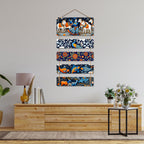 Artvibes Divine Lord Krishna Fishes Deers & Cows Folk Art Wooden Wall Hanger for Home | Spiritual Decor Items | Wall Illustrations | Artwork| Stylish Modern Decor Item | Gift Items (WH_6721N)