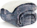 Homestan Sherpa Fleece AC Blanket for Winter, Single 60x90 inch Kafalo