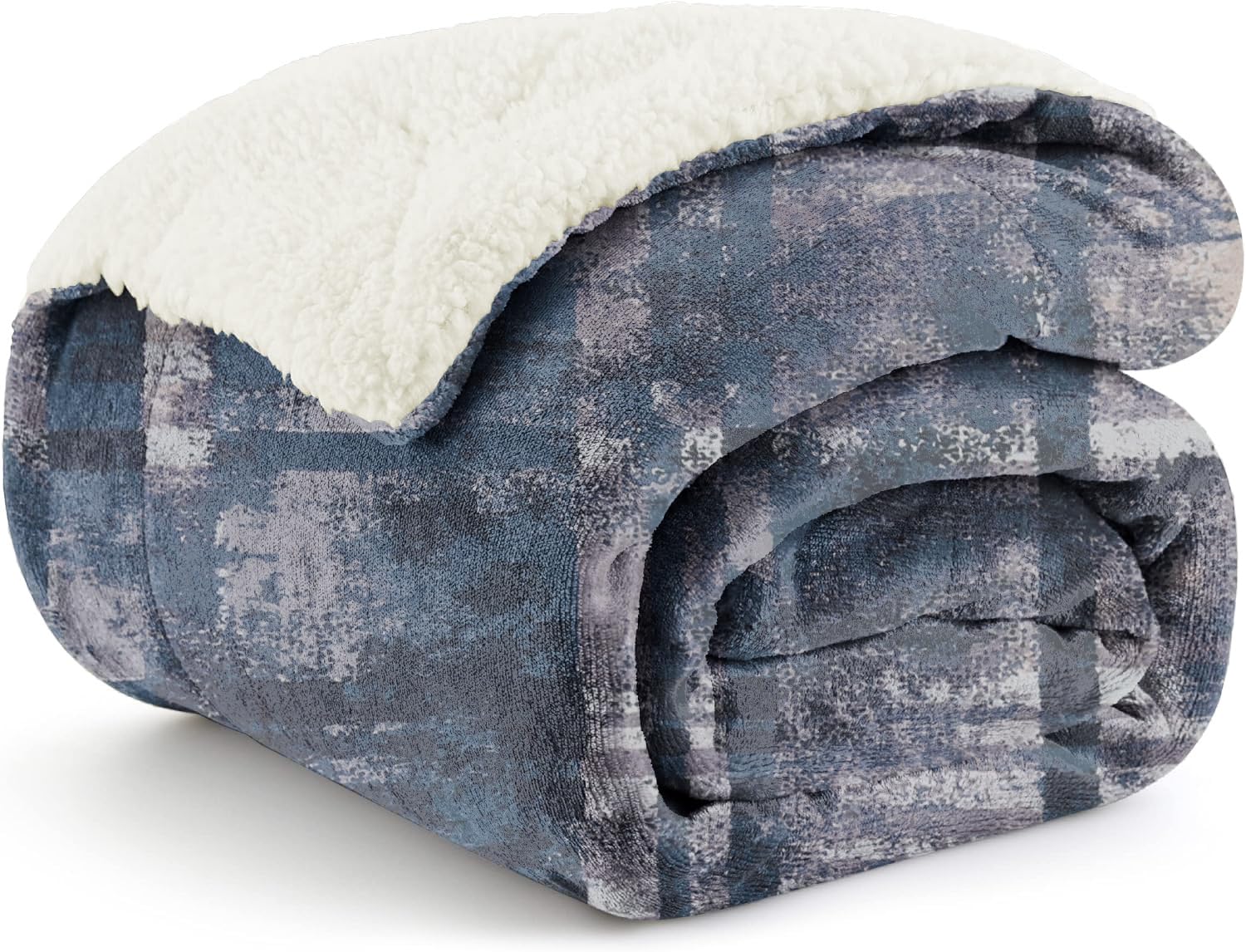 Homestan Sherpa Fleece AC Blanket for Winter, Single 60x90 inch Kafalo