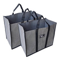 VORIYO Travel Shopping Grocery Tote Bag Foldable for Multipurpose Shopper Bag Eco Cotton Daily Use with Strong Handles (Pack Of 2) (TV02SD)