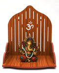 DIVOKAH® MDF Wooden Temple/Wooden chowki/Laddo Gopal Jhula/Swing/God singhasan (WDN OMLINE)