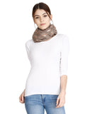 FabSeasons Casual Light Brown Cotton Solid Scarf with Feathers Design Zari, Scarves, Stole, Duppatta & Shawl for Women & Girls for Summer & Winters, Size - 80 * 180 cms