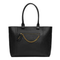 Miraggio Kris Laptop Tote Bag | Shoulder Bag For Office Fits Upto 14 Inches Laptop | Office Tote Bag | Gift For Women- Black