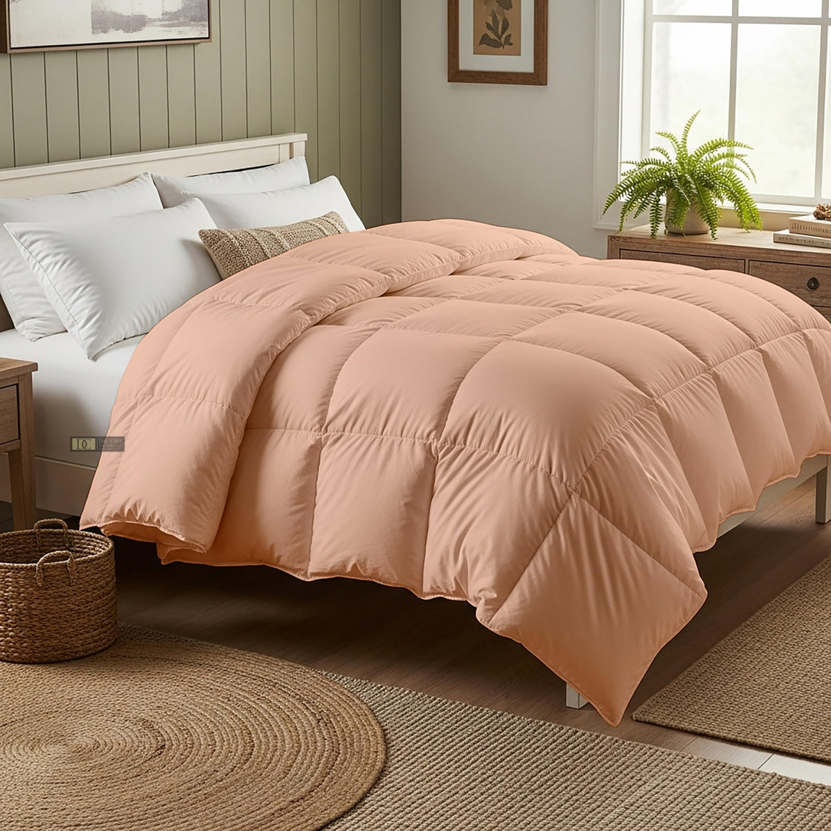 Day Care® 600 GSM Premium Comforter | Cloud Down Touch Microfiber Quilt | Heavy Warm Winter Blanket Rajai | Soft, Lightweight & Machine Washable - 60x90 Single Bed | White Kafalo