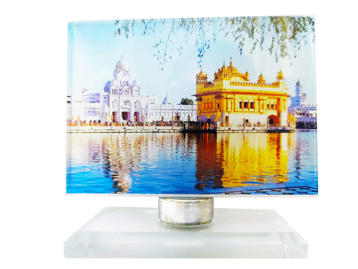Shape-X Revolving Glass Golden Temple (Medium)