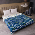 Divine Casa 120 GSM Microfiber Reversible Soft Blanket Double Bed | Printed All Season AC Blanket Double Bed Size 205 x 220 CM Kafalo
