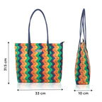 NFI essentials Large Floral Printed Tote Bags for Womens Handbag for Ladies Big Stylish Purse Shoulder Shopping Office College Party Bag for Daily Travel with Zip Pocket