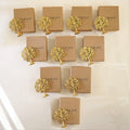 BEHOMA 100% Pure Brass (8.5 cm) Kalpvriksh Tree with Birds Set - Set of 10