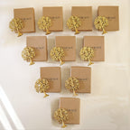 BEHOMA 100% Pure Brass (8.5 cm) Kalpvriksh Tree with Birds Set - Set of 10