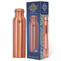 INDIAN ART VILLA Pure Copper Water Bottle With Plain Matt Finish Design, Drinkware, Storage Purpose, Volume-300 ML, Pack of 1