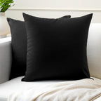 Encasa XO Cushion Covers, No Inserts, Cotton Throw Pillow Cases