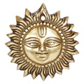 ARTVARKO Brass Sun Brass Wall Hanging for Vastu Home Entrance Door Decoration