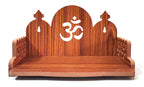 DIVOKAH® Plywood Small Wooden Temple for Home Office and Shop/sinhasan/Pooja Stand/Hindola (8.5 in * 6 in * 5.5 in) (8 MM Plywood Thickness) Wooden_3G