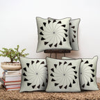 JDX Attractive Cushion Cover for Living Room and Sofa, 8075_Cream