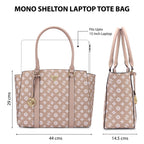 Lavie Signature Women's Mono Shelton Tote Bag | Tote Handbag for Work | Ladies purse | Stylish Shoulder Bag | Gift for Women