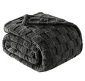 VAS COLLECTIONS Luxury Coral Flannel Blanket, 300 GSM – Ultra-Soft Plush, All-Season Comforter (Grey, Double (1800 g))
