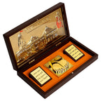 Piepot Shree Ram Janmbhumi Temple ayodhya l Shree Ram Charan Paduka l Devotional Prayer Box | Momento with Fragrance Decorative Showpiece Box Packing | Diwali Gifting Charan Paduka