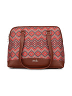ZOUK Carry-All Work Bag | Stylish Handbag for Women Office Use | 13-Inch Laptop Compartment | Water-Resistant | Tote Bag for Office, College & Travel | Gwalior Weaves