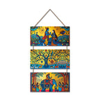 Artvibes Devotional Art Radha And Krishna Wall And Door Hanging for Home | Spiritual Decor Items | Religious Wall Art | Wall Illustrations | Artwork| Stylish Modern Decor Item | Gift Items (WH_9429N)