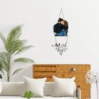 Artvibes With Love Printed Decorative Mdf Wood Wall Hanging For Home Decor | Valentine's Day | Quotes Decor Item | Gift Items For Girlfriend Boyfriend Husband Wife | Wall Art Print (WH_5708N)