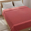 Hornbill Enterprises Single Size Cotton Blanket/Solapur Chaddar/Cotton Bedsheet/Reversible Blanket (60x90 inches) Set of 1 (Red) Kafalo
