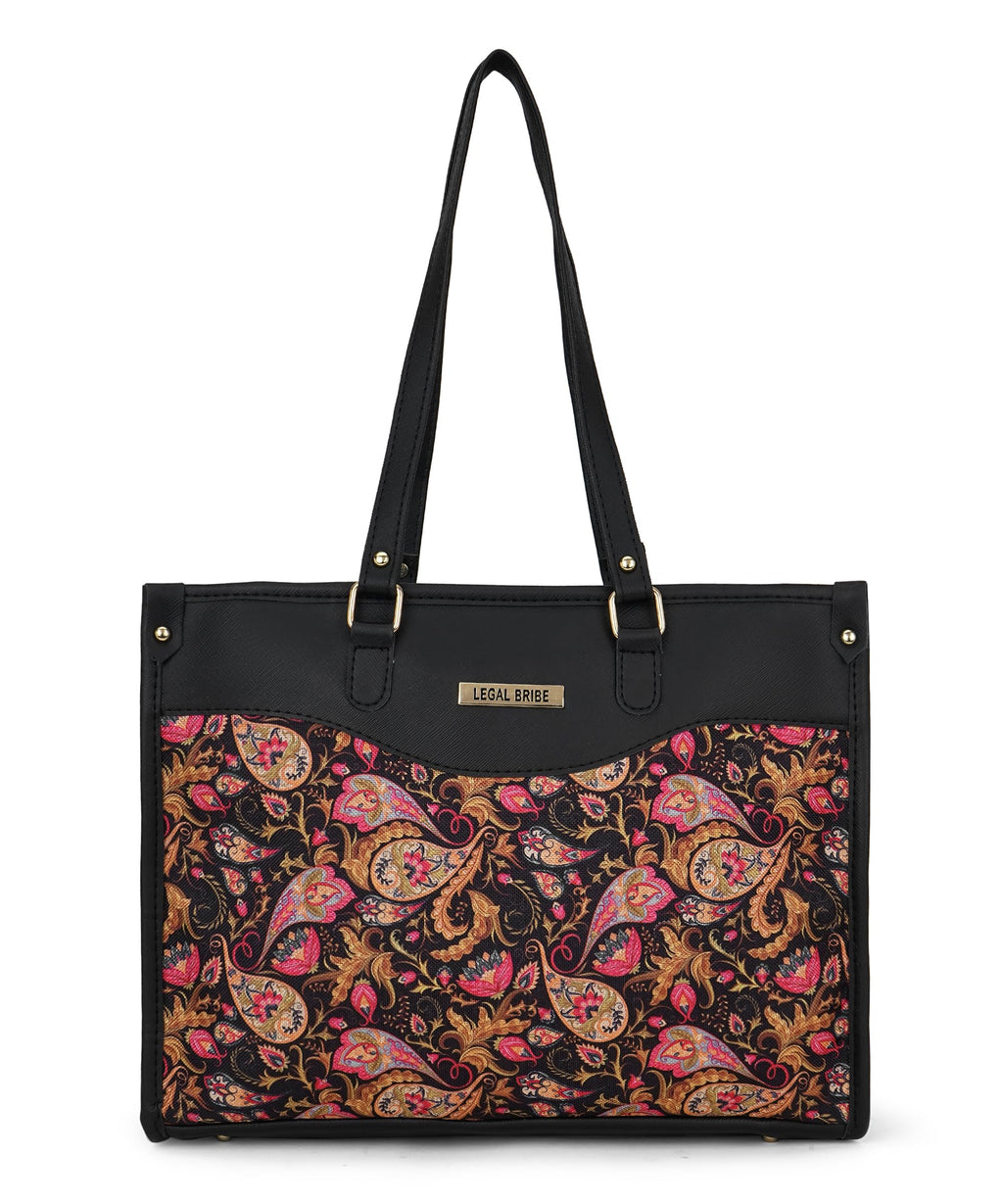 LEGAL BRIBE Tote Bag (Orange and Black)
