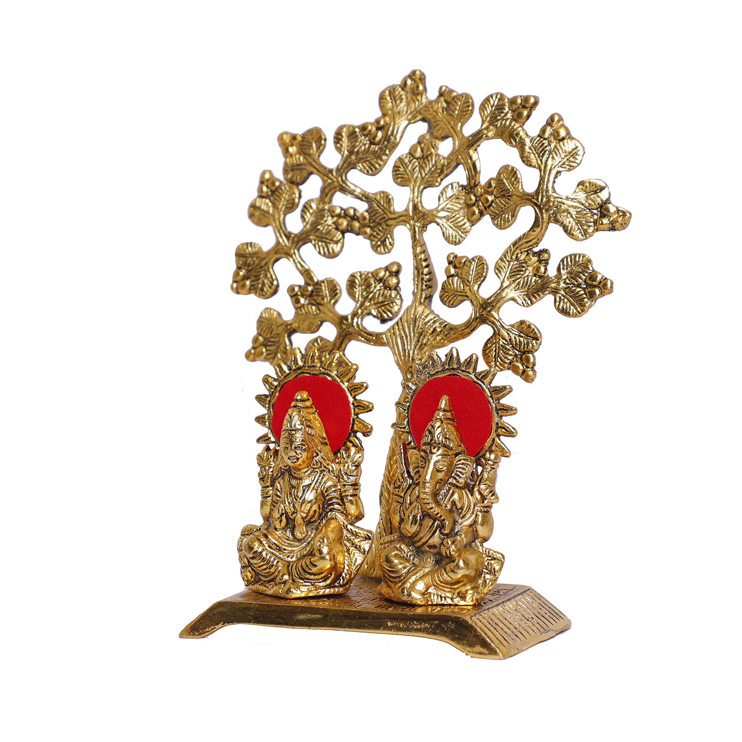 KridayKraft Metal Laxmi Ganesh Statue/Murti for Pooja Room & Home Office Décor,Laxmi Ganesha Idol for Diwali Gift,Religious Idol Showpiece Figurines Decorative & Diwali Poojan...