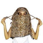 Switchon Innovative scarf for wome with closer Hook and Loop Tape- Multi (Brown and Black)