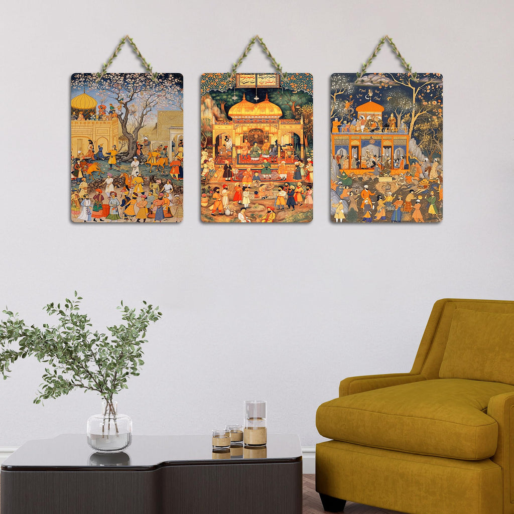 Artvibes Islamic Art Wall Hanging Home Decorative Wall Art for Living room | Bedroom | Gifts | Wall Hanger for Decoration | Modern Decor | Artwork | Wall Sculpture | Signs & Plaques (WH_96168N)